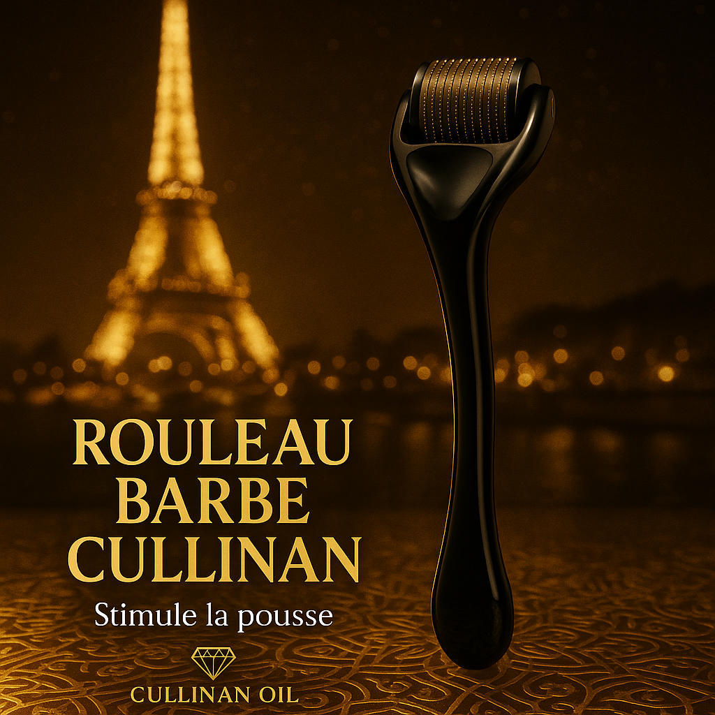 Rouleau Barbe Cullinan – Stimule la pousse 🧔🏽‍♂️